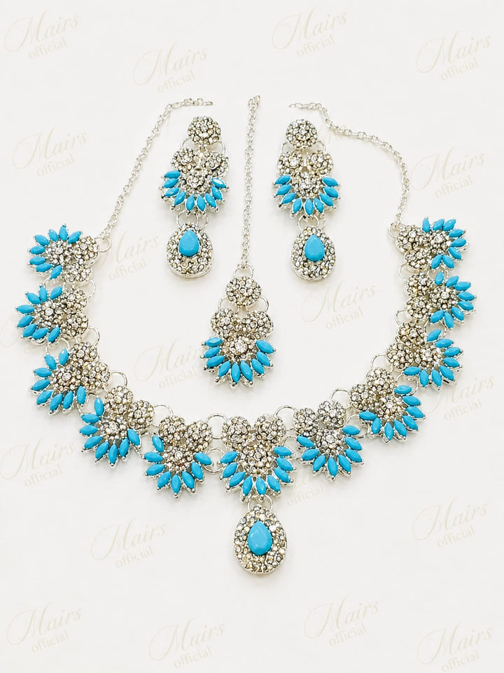 Silver Blossom Luxury Jewelry Set