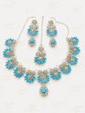 Silver Blossom Luxury Jewelry Set