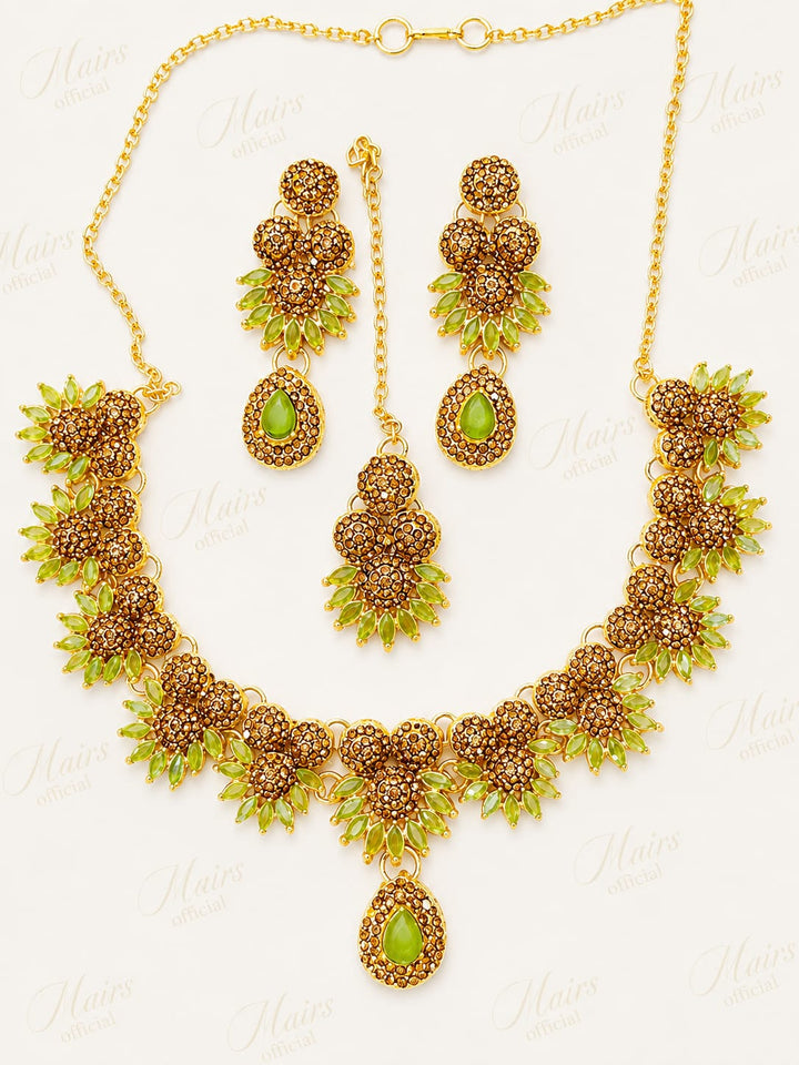 Royal Crystal Drop Bridal Set