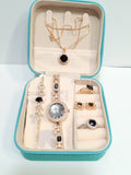 Emerald Royale Women's Jewelry & Watch Set